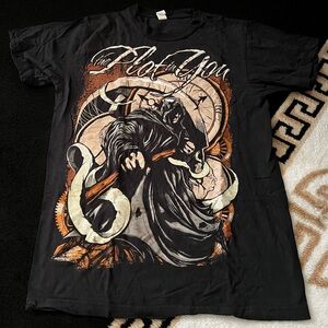 Vintage Used The Plot In You band shirt size S